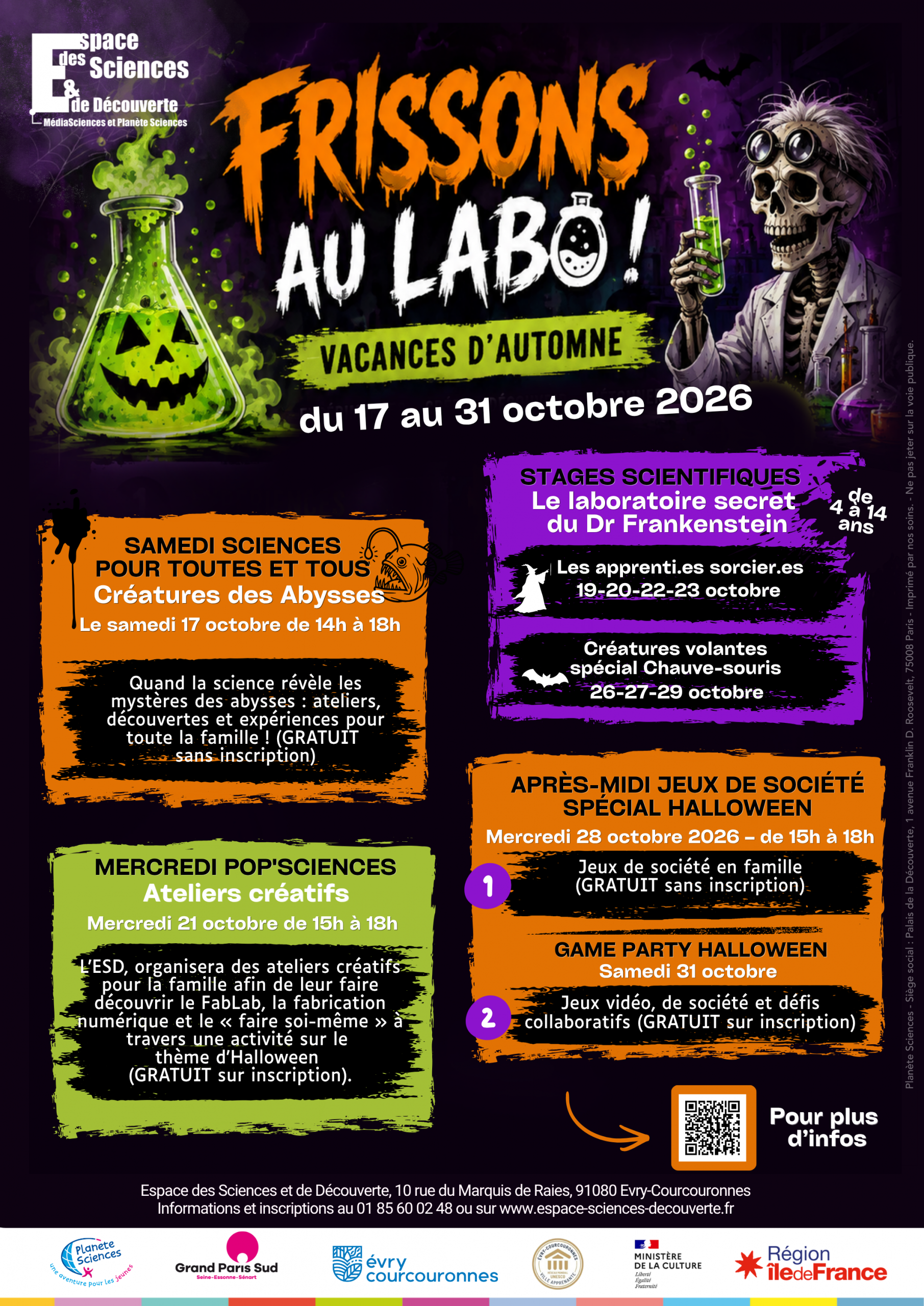 Affiche programme automne
